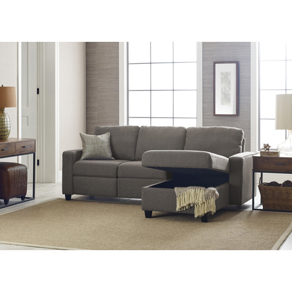 Serta at Home Serta Palisades Reclining Sectional Sofa with Storage
